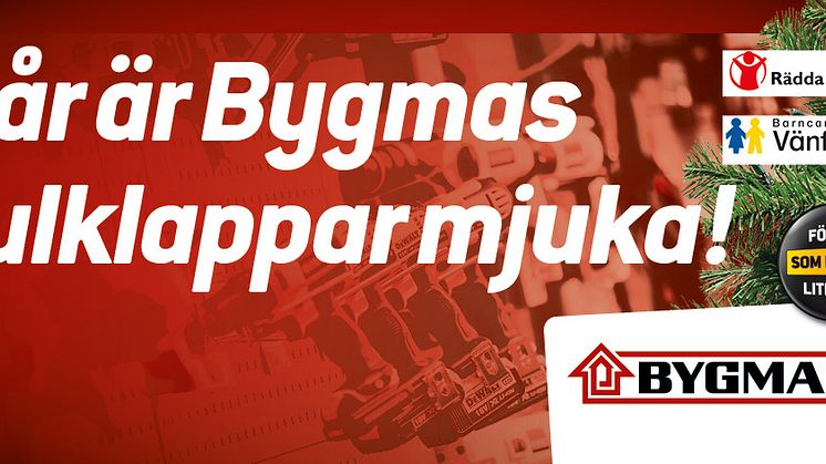 I år är Bygmas julklappar mjuka!