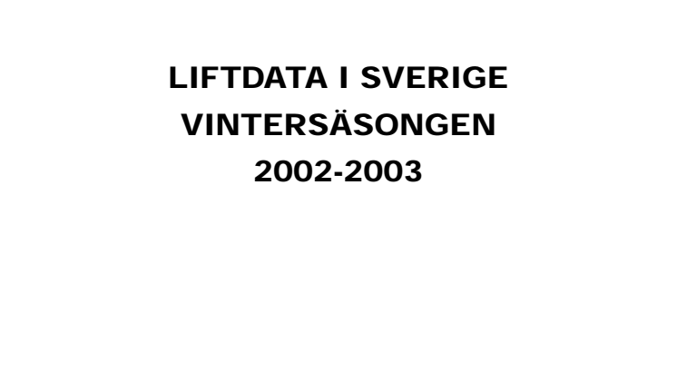 Skiddata 2002-2003
