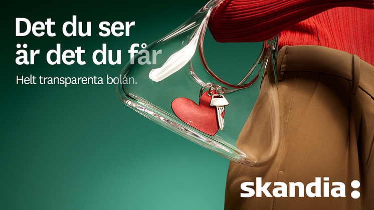 Det du ser är det du får i Skandias nya bolånekampanj