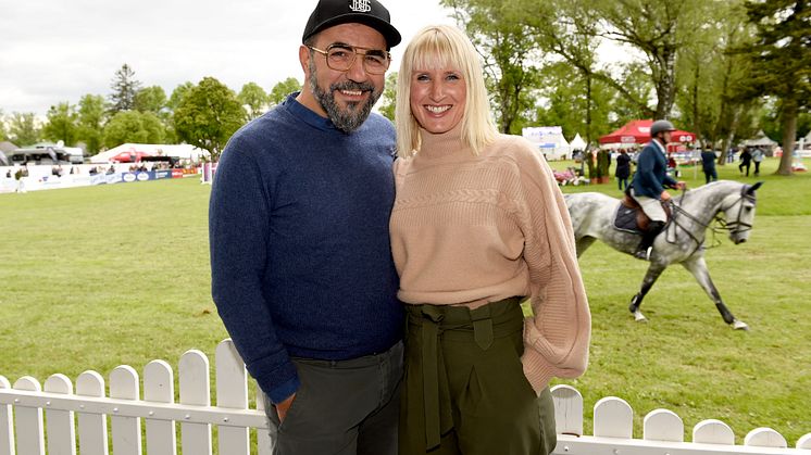 Adnan Maral mit Ehefrau Franziska bei der Pferd International München