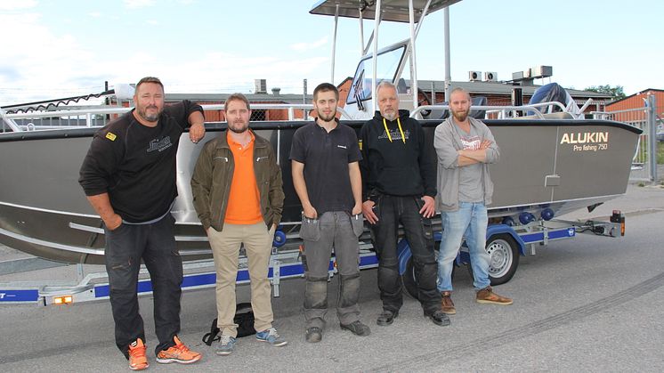 Johan Broman med team ALUKIN