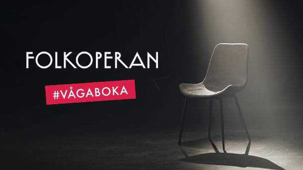 En bokad biljett idag kan rädda en opera eller teater i morgon. #vågaboka.  Foto: Folkoperan.