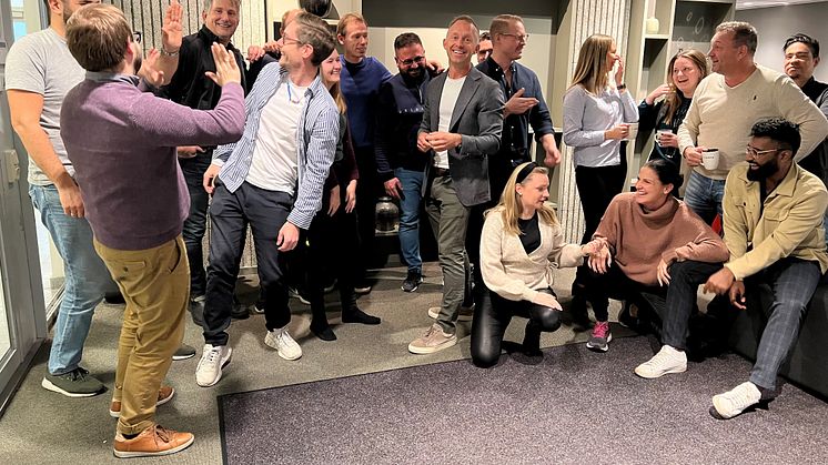 Medarbetare på Sigma Industry på kontoret i Stockholm, Liljeholmen.