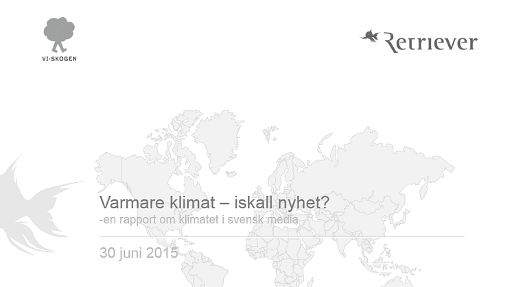 Ny rapport: Östergötland i toppen för klimatbevakning