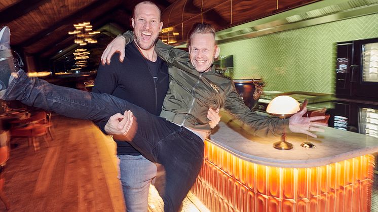 Aksel Lund Svindal og CEO Fýri Henrik Gyllander