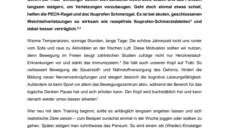 Pressemitteilung - doc Ibuprofen Schmerzgel - Sportverletzungen richtig behandeln.pdf