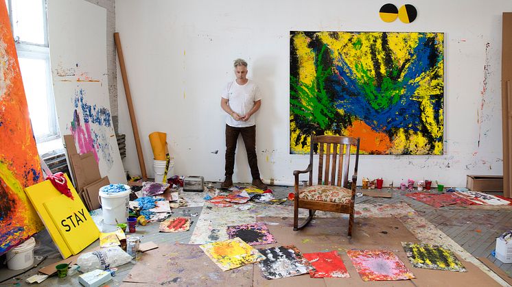 Explore Jeremy Lawson´s bold and luminous colors in his second solo exhibition at CFHILL