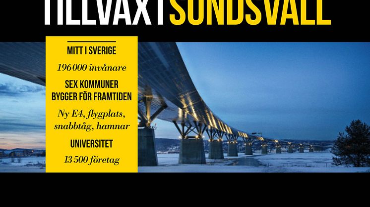 Sundsvallsregionen ställer ut på Business Arena-mässan