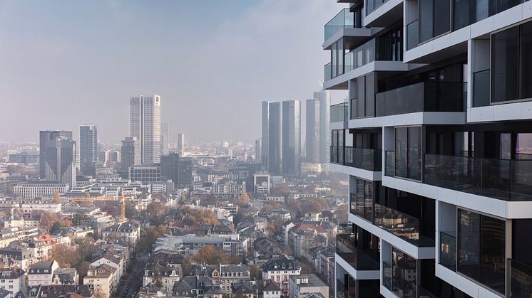 Highlight ONE FORTY WEST - Hybrider Wolkenkratzer in Frankfurt/Main