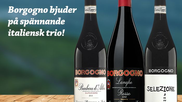 Borgogno bjuder på spännande italiensk trio!