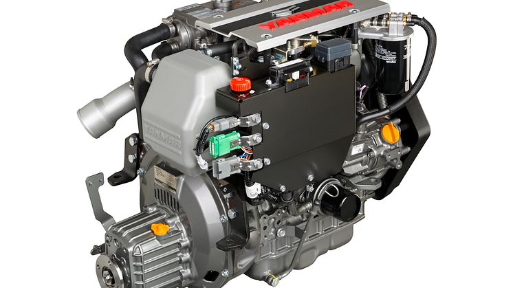 Hi-res image - YANMAR - YANMAR 3JH40 common rail inboard marine diesel engine