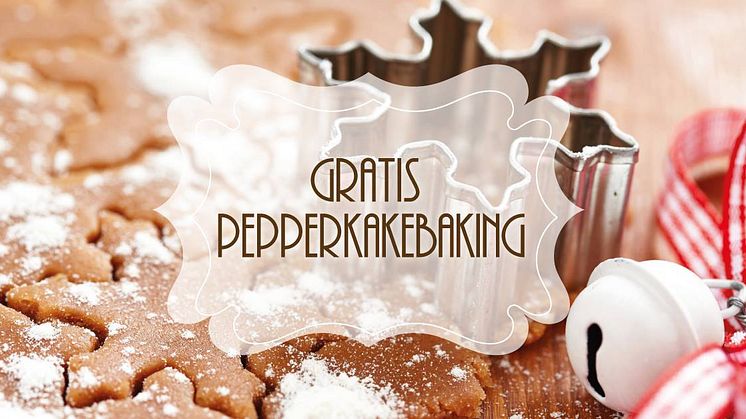 Velkommen til stemningsfull pepperkakebaking på Idrettshøgskolen