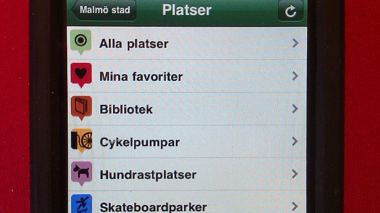 Stadsbiblioteket i Malmö: Nu är även biblioteken app to date!