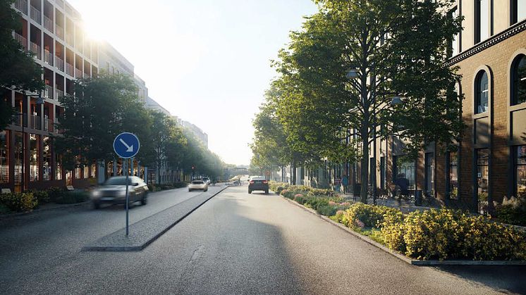 Kronetorpsvägen Arlöv Burlöv skissbild 