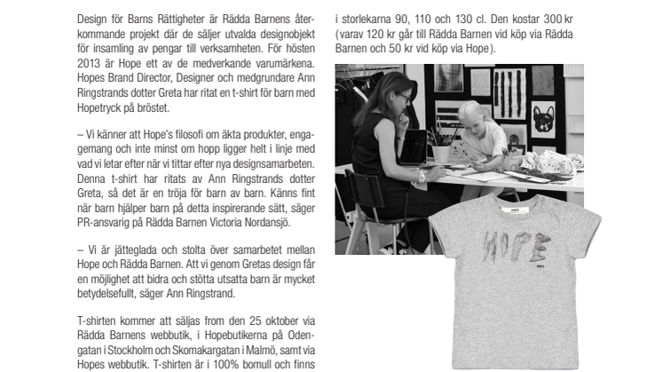 Rädda Barnen By Hope