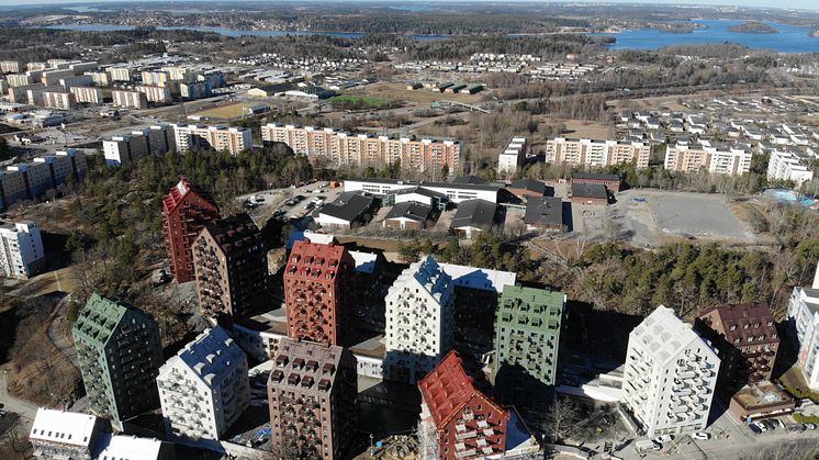 Tingstorget söderifrån mars 2019