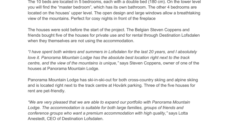 Press release - Panorama Mountain Lodge_Destination Lofsdalen.pdf