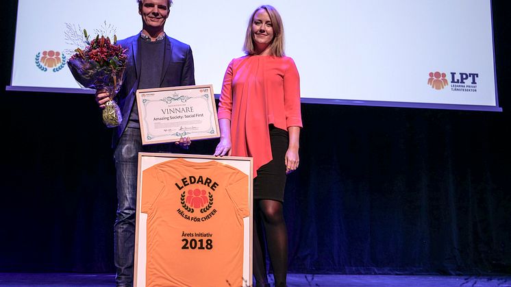 Amazing Society, vinnare av Årets Initiativ 2018: Hälsa för chefer