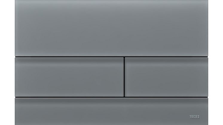 TECEsquare satinerat glas signalgrå