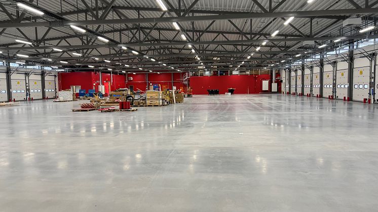 DHL Uppsala terminal hallen