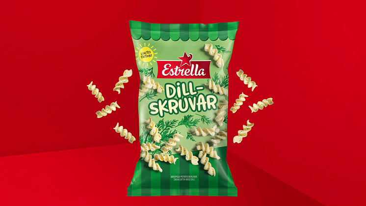 Klassikern Dillskruvar hittar tillbaka: tillfälligt sommarsnacks från Estrella
