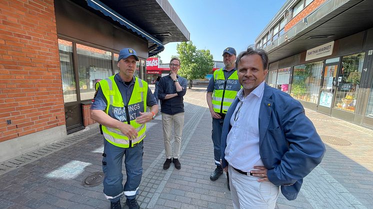 Från vänster: Ingemar Johansson, Alexander Torin, Christer Karlsson och Niklas Wikström.