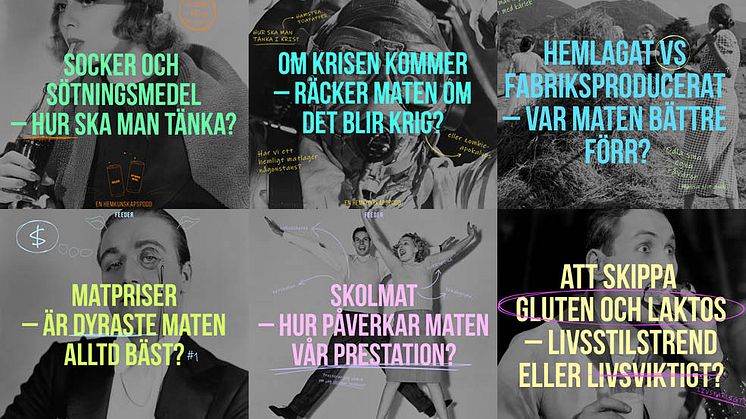 Sex nya avsnitt av Feeder - en hemkunskapspodd