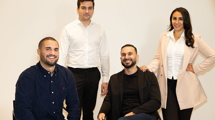Från vänster: Cem Celepli Atci, Haris Sejdic, Ayman Ammouri, Roza Azimi Foto: Daniela Spiroska
