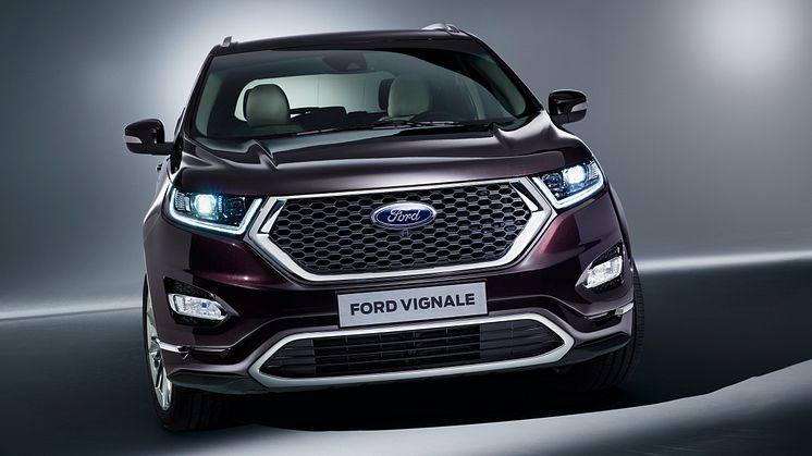 Ford Edge Vignale ble vist for første gang på den internasjonale bilutstillingen i Geneve