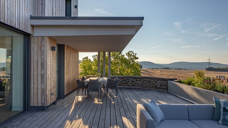 Charakterstark & langlebig: Fassade aus Kebony Character