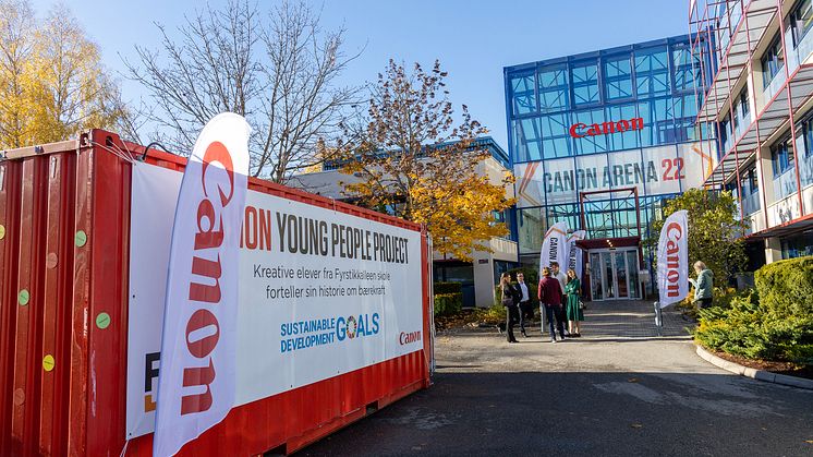 Utstilling fra elever på Fyrstikkalleen skole i forbindelse med Young People Programme