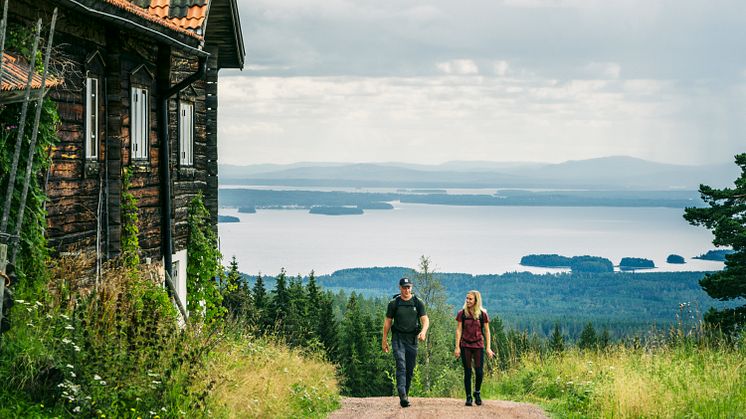 Intresset för utomhusaktiviteter i Dalarna ökade under 2020, speciellt för vandring och cykling.