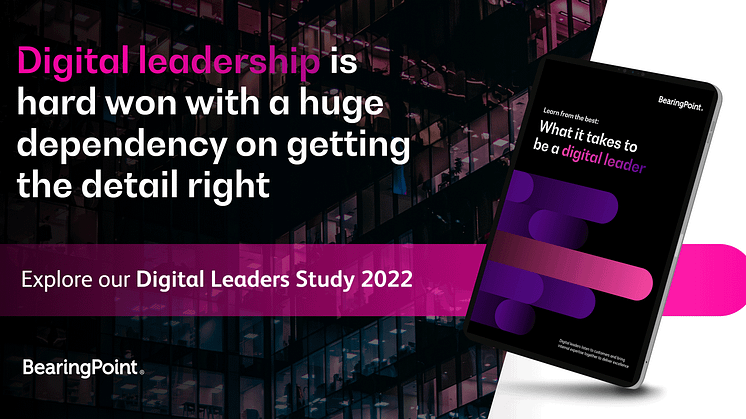 BearingPoint Digital Leaders Study 2022