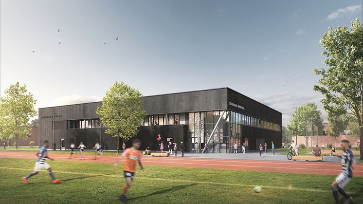 Entwürfe für die neue Sporthalle an der Universität Vechta