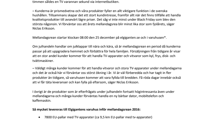 Dags för årets stora mellandagsrea