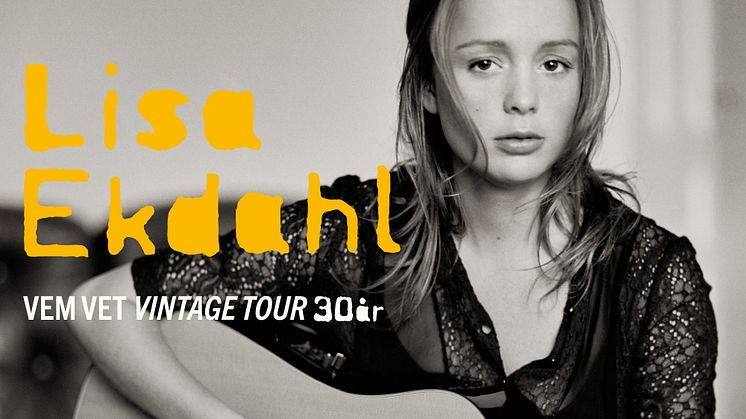 Lisa Ekdahls jubileumsturné ”VEM VET Vintage Tour” fortsätter i sommar!