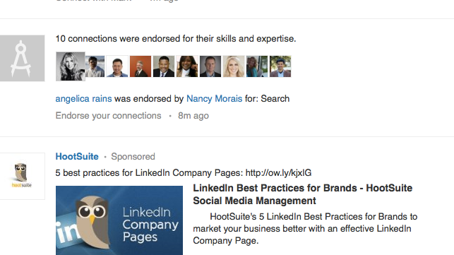 Sponsored Updates: Hootsuite
