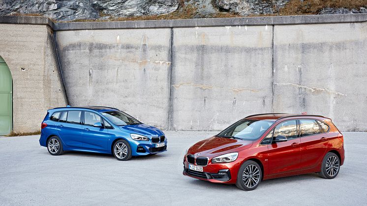 BMW 2-serie Gran Tourer og BMW 2-serie Active Tourer fra marts 2018