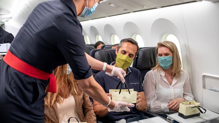 Air France sanitary measures on board