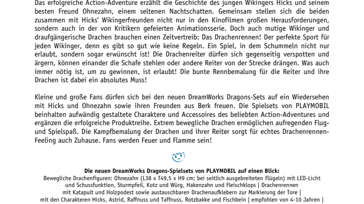 Drachenstarke Action: Ab zum Drachenrennen mit den DreamWorks Dragons von PLAYMOBIL
