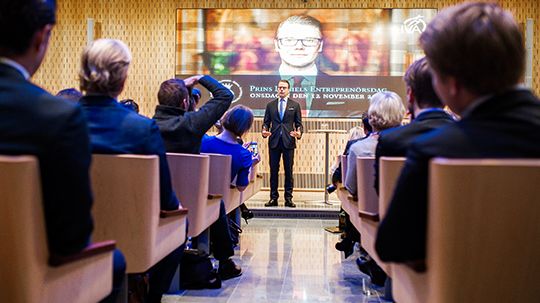 ​Många av Founders Alliance medlemmar var på plats vid Prins Daniels Entreprenörsdag