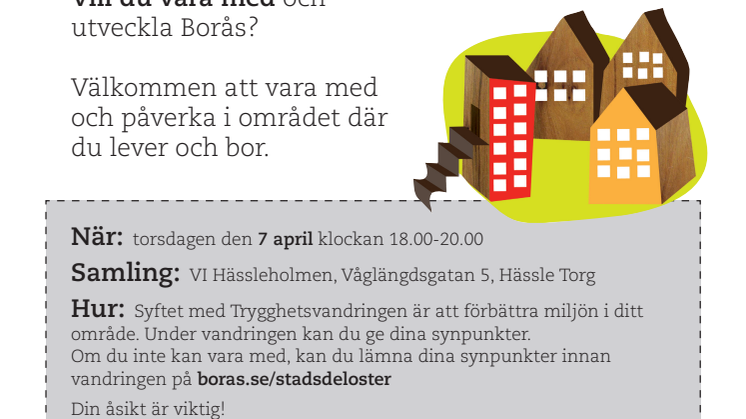 Trygghetsvandring Våglängds- och Distansgatan