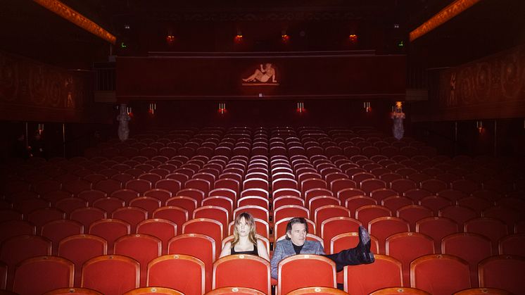 Maya and Ethan Hawke at Skandia Theatre, Stockholm International Film Festival 2023. Photo by Joar Vestergren