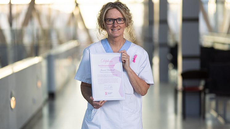 Jeanette Bäcklund är Årets Bröstsjuksköterska 2021