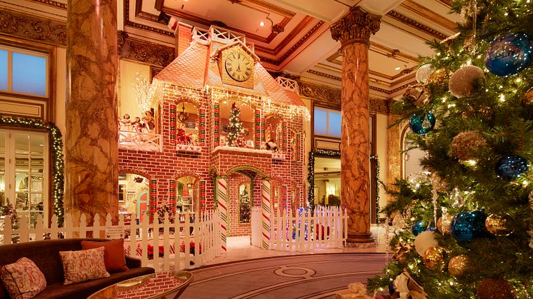 4. Gigantiskt pepparkakshus Fairmont San Francisco.