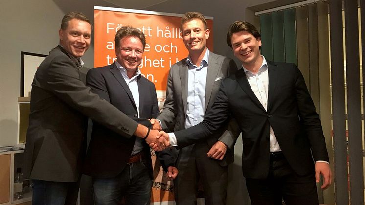 Mats Karlsson, Anders Svensson, Pål Warolin och Martin Jacobsson
