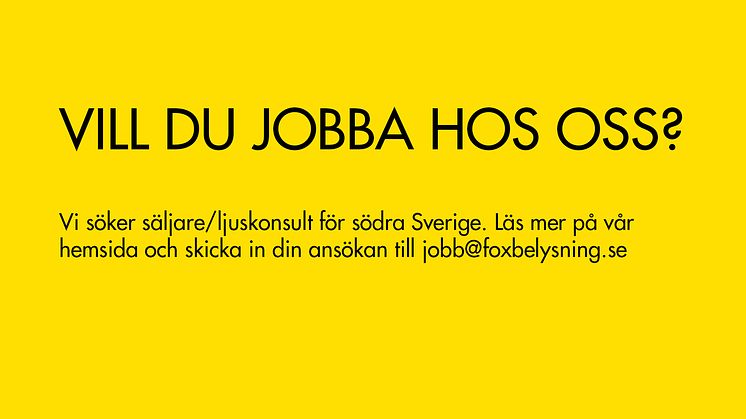 Vill du jobba med ljus