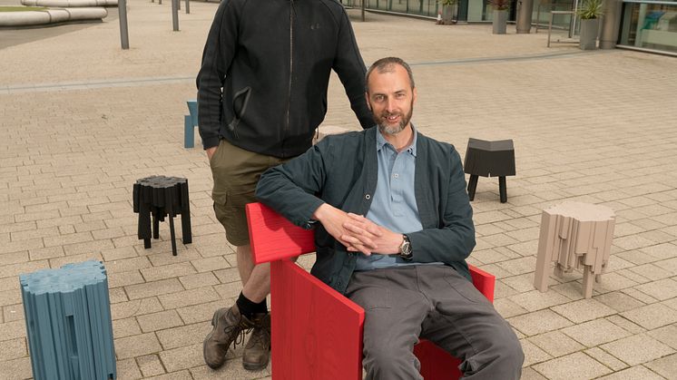 Senior Lecturers Philip Luscombe and Anthony Forsyth (seated)