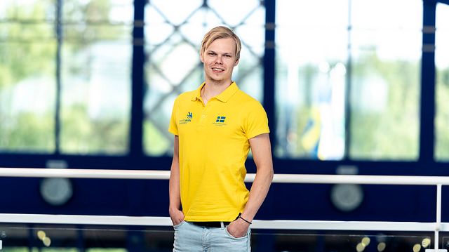Hampus Andersson, Sveriges tävlande i golvläggning i Yrkes-EM i Budapest