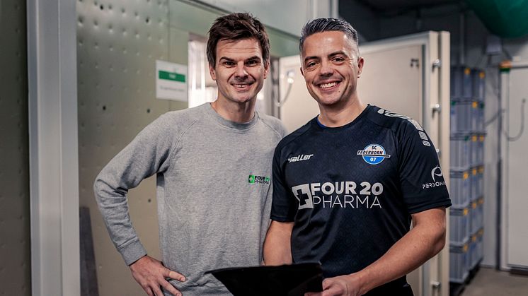 Thomas Schatton und Torsten Greif, Gründer und CEOs der Four 20 Pharma GmbH.